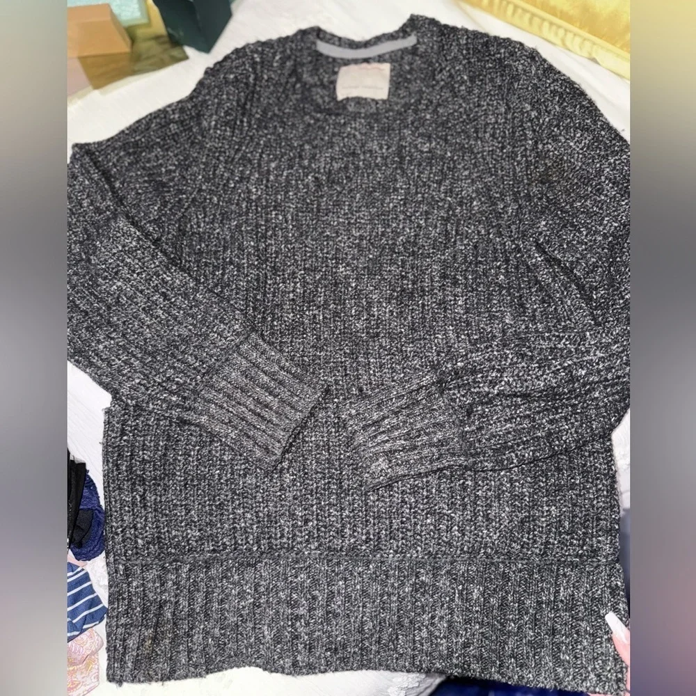 Banana Republic Heritage Collection Men's Knit Sweater heather grey size Large